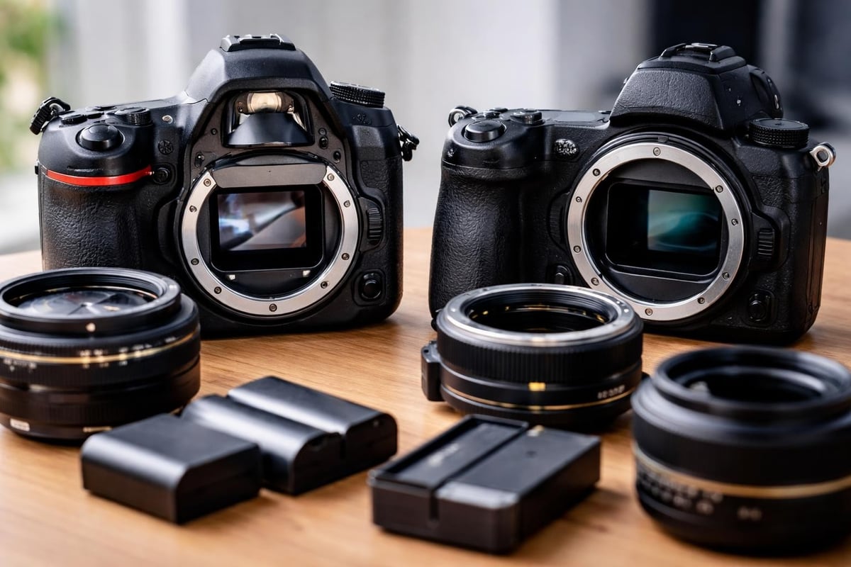 DSLR vs mirrorless comparison
