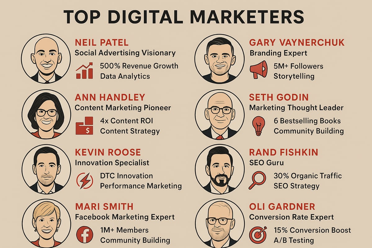7 Top Digital Marketers to Watch in 2026