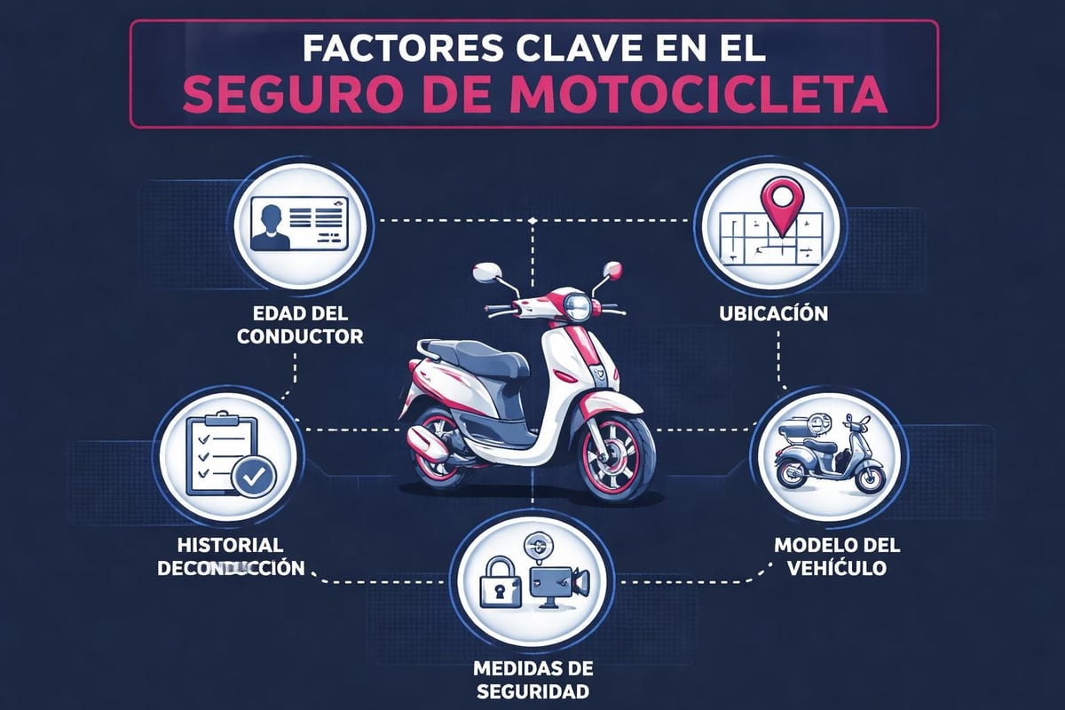 Comparador de Seguros de Ciclomotor: Guía Completa 2026 3 Variables que afectan al precio del seguro de ciclomotor