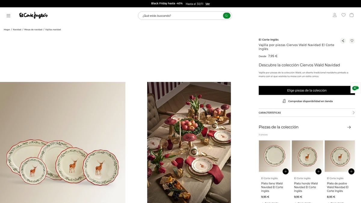 7 Ideas De Vajilla Mesa De Navidad Para Decorar En 2026 - Vajilla Wald Navidad El Corte Inglés