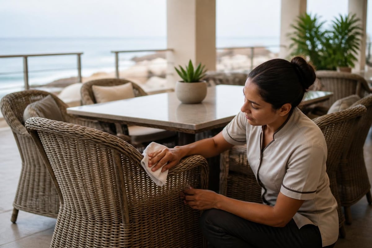 Rattan furniture maintenance schedule