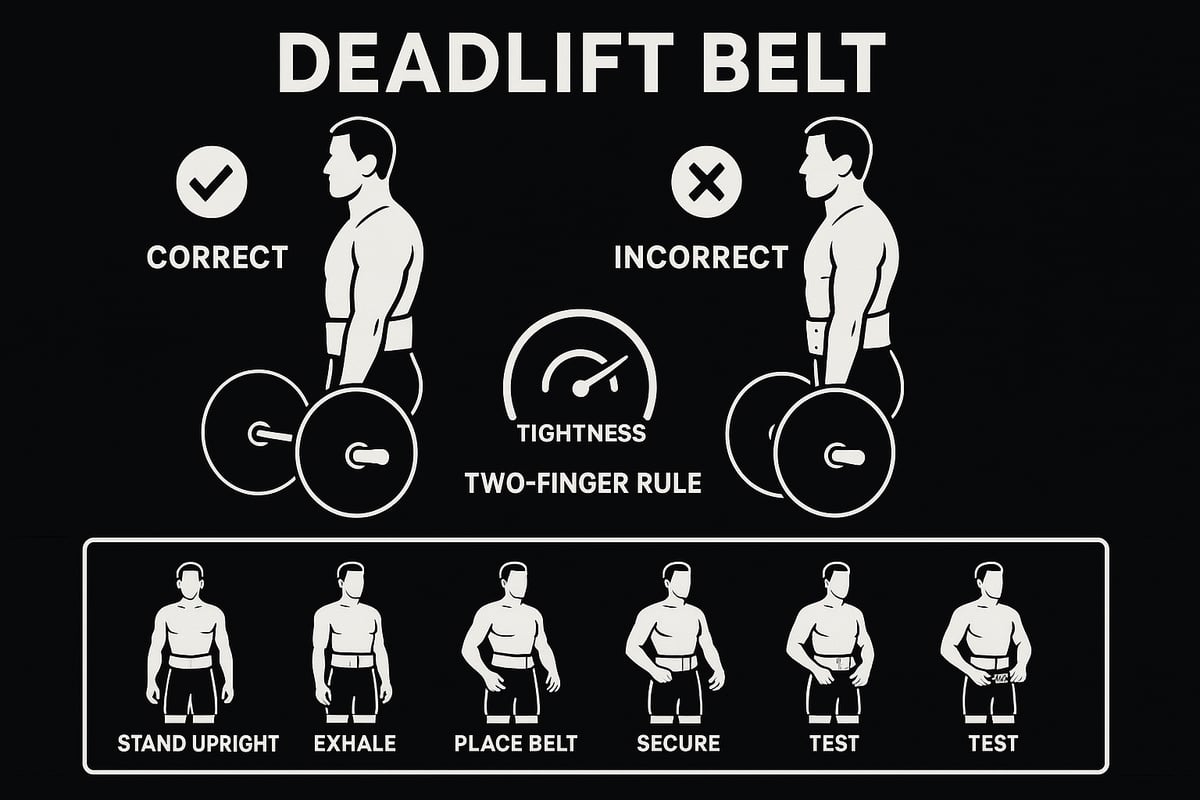 How to Wear a Deadlift Belt: Placement & Tightness