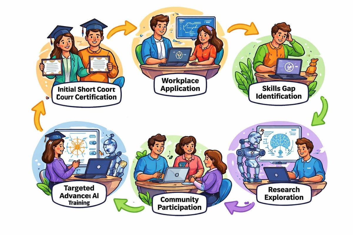 Continuous AI learning ecosystem