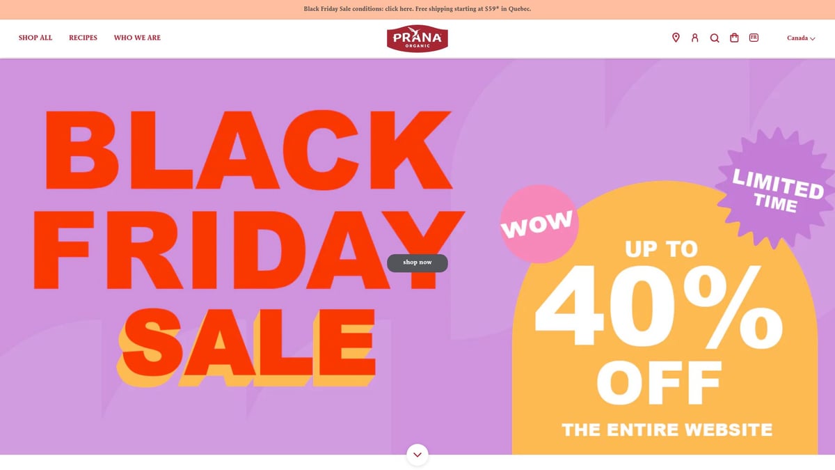 9 Ecom Sites Inspirants à Découvrir en 2026 - Prana