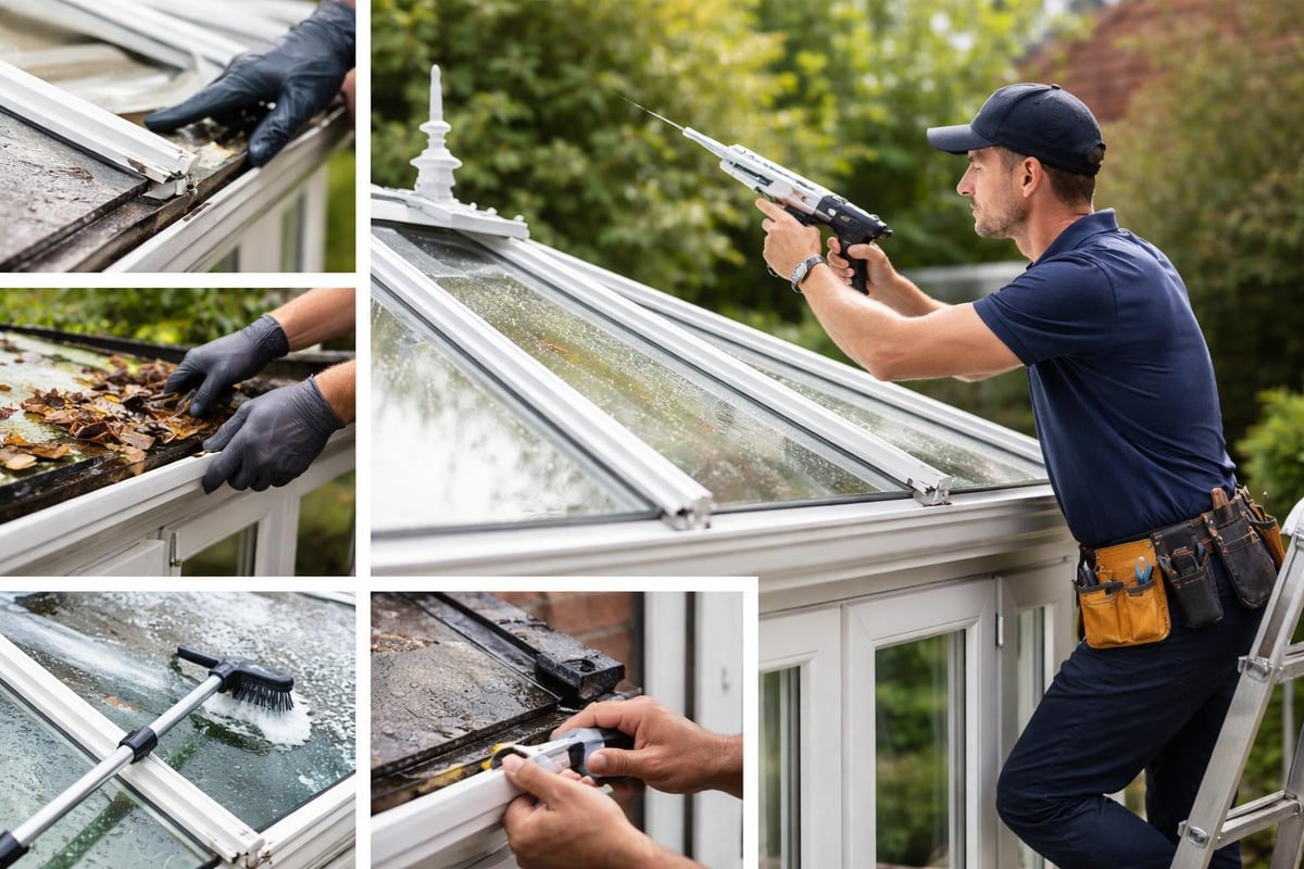 Conservatory roof maintenance checklist