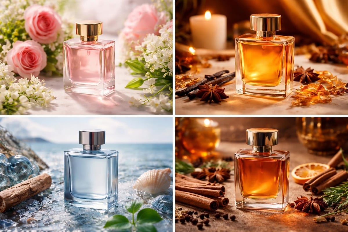 Fragrance families comparison