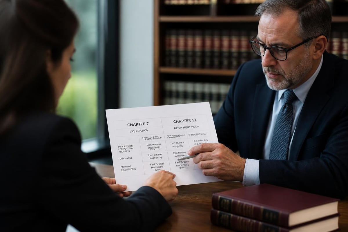 Chapter 7 vs Chapter 13 tax liens