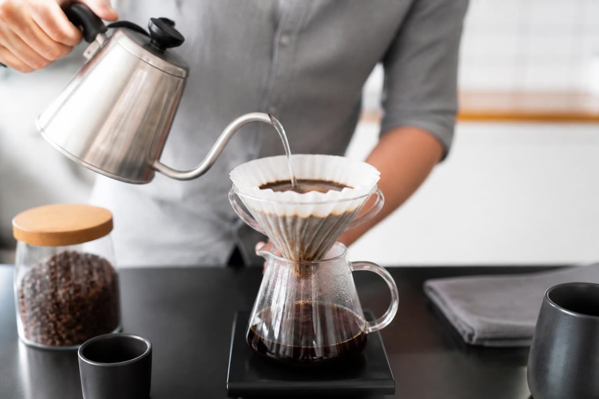 Pour-over brewing variables