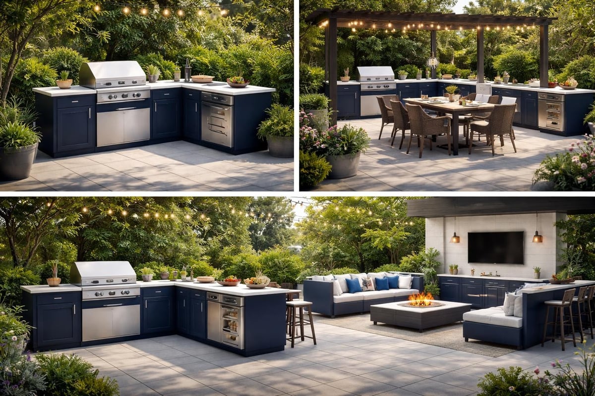 Patio kitchen design evolution