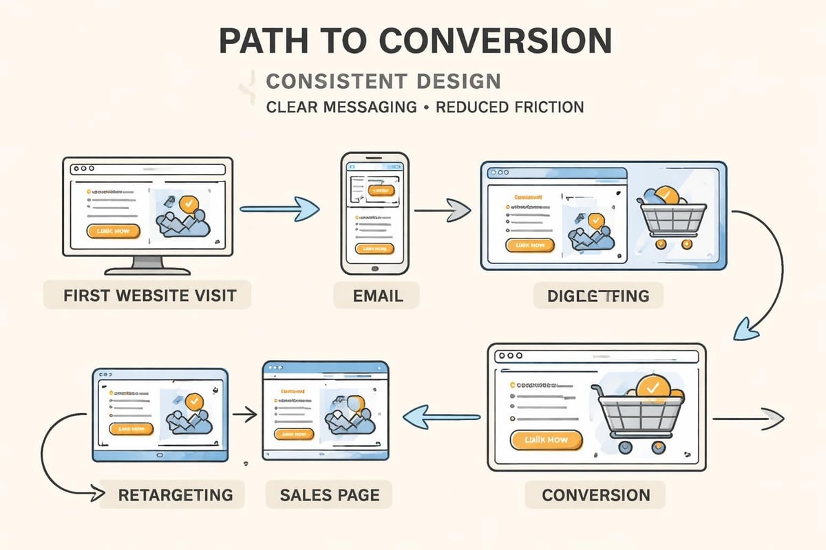User journey and conversion design