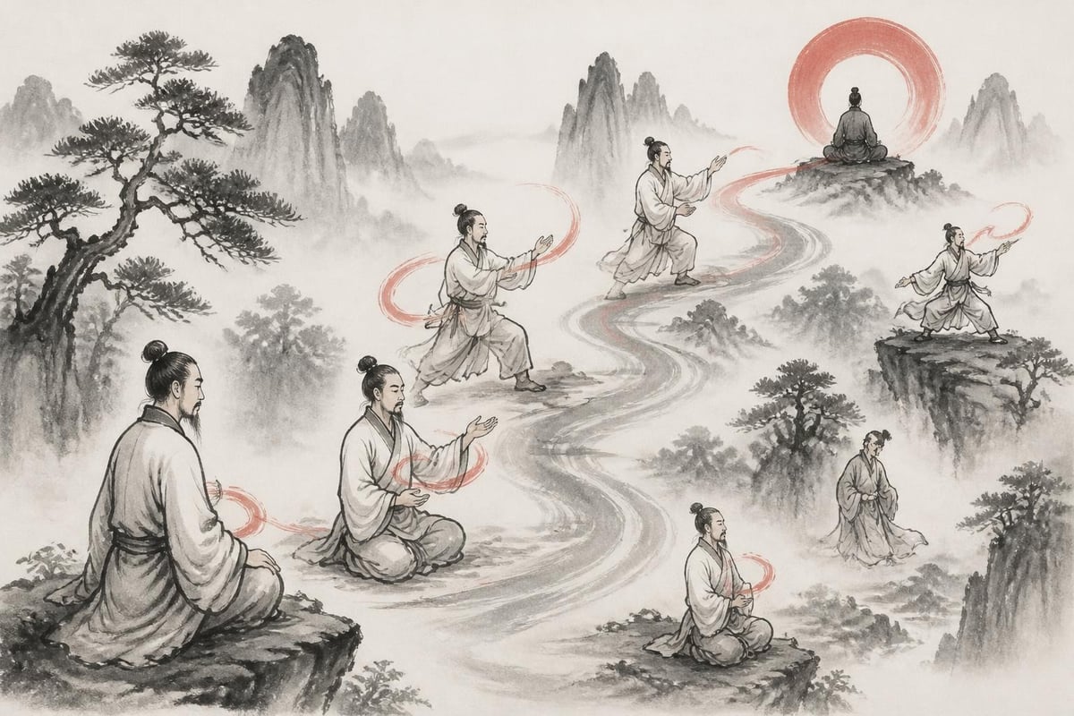 Progression stages of reverse breathing