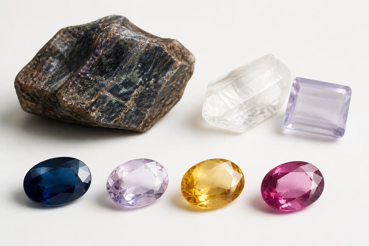 Natural versus treated gemstone identification