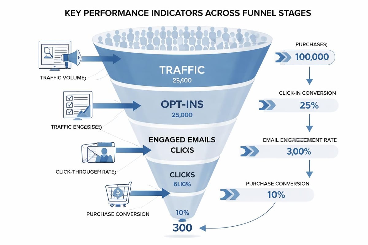 Funnel optimization metrics