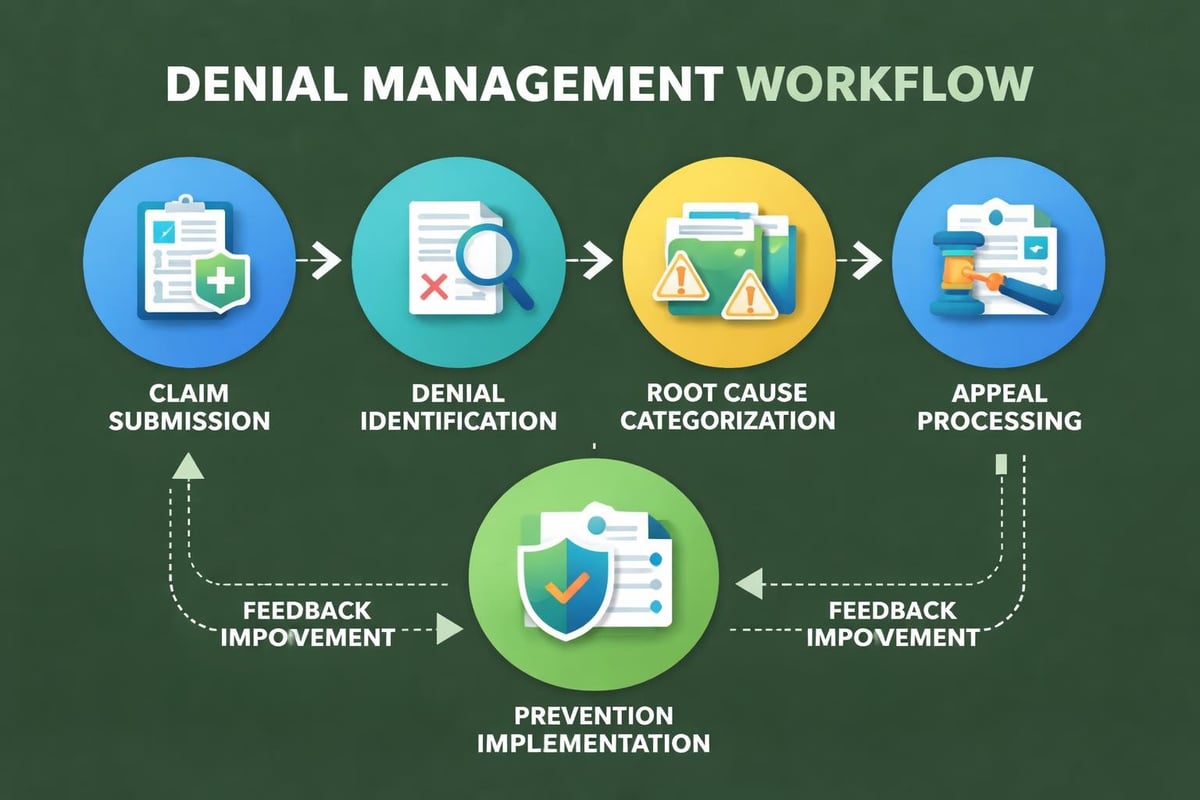 Denial management workflow