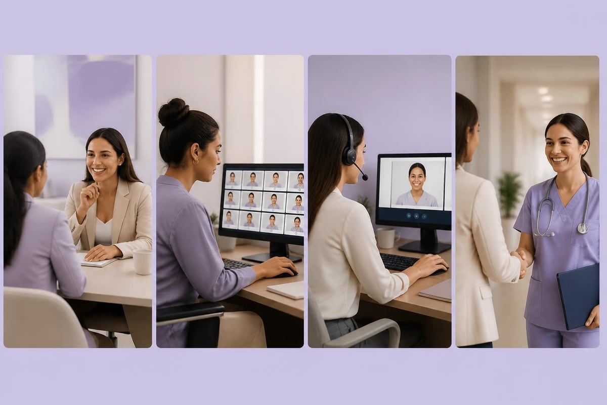 Healthcare recruitment outsourcing process