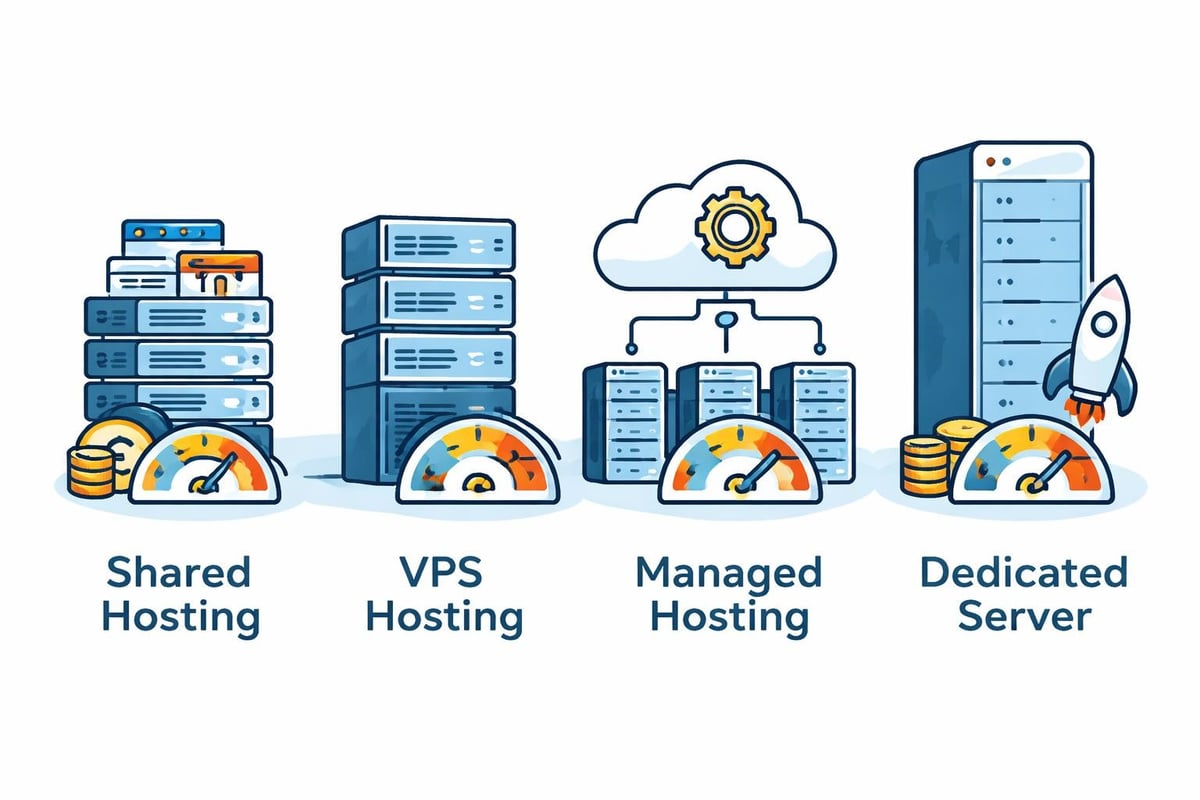 Webhosting-Optionen für Unternehmen