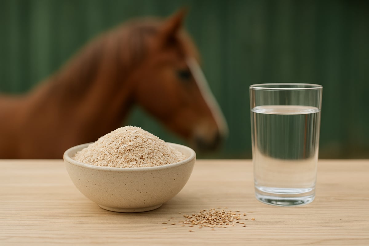 Was sind Flohsamenschalen und wie wirken sie beim Pferd?