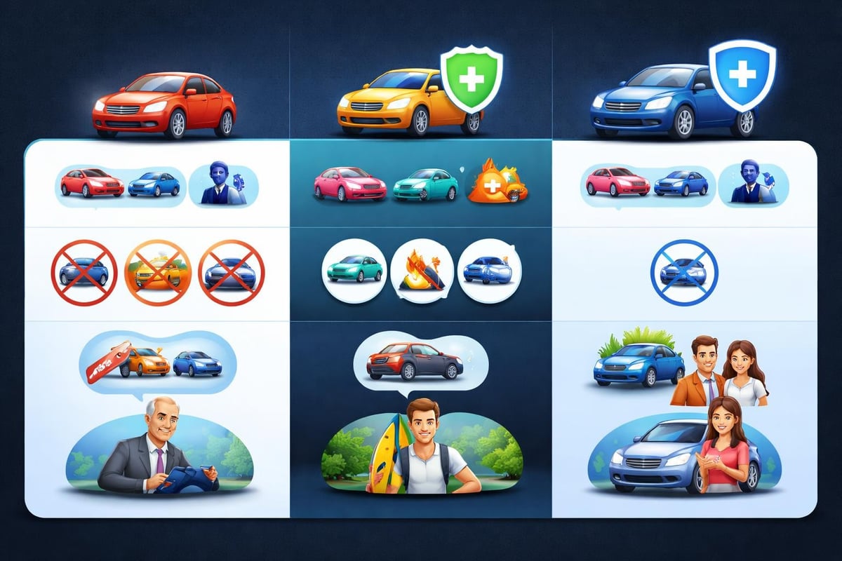 Comparativa coberturas seguros