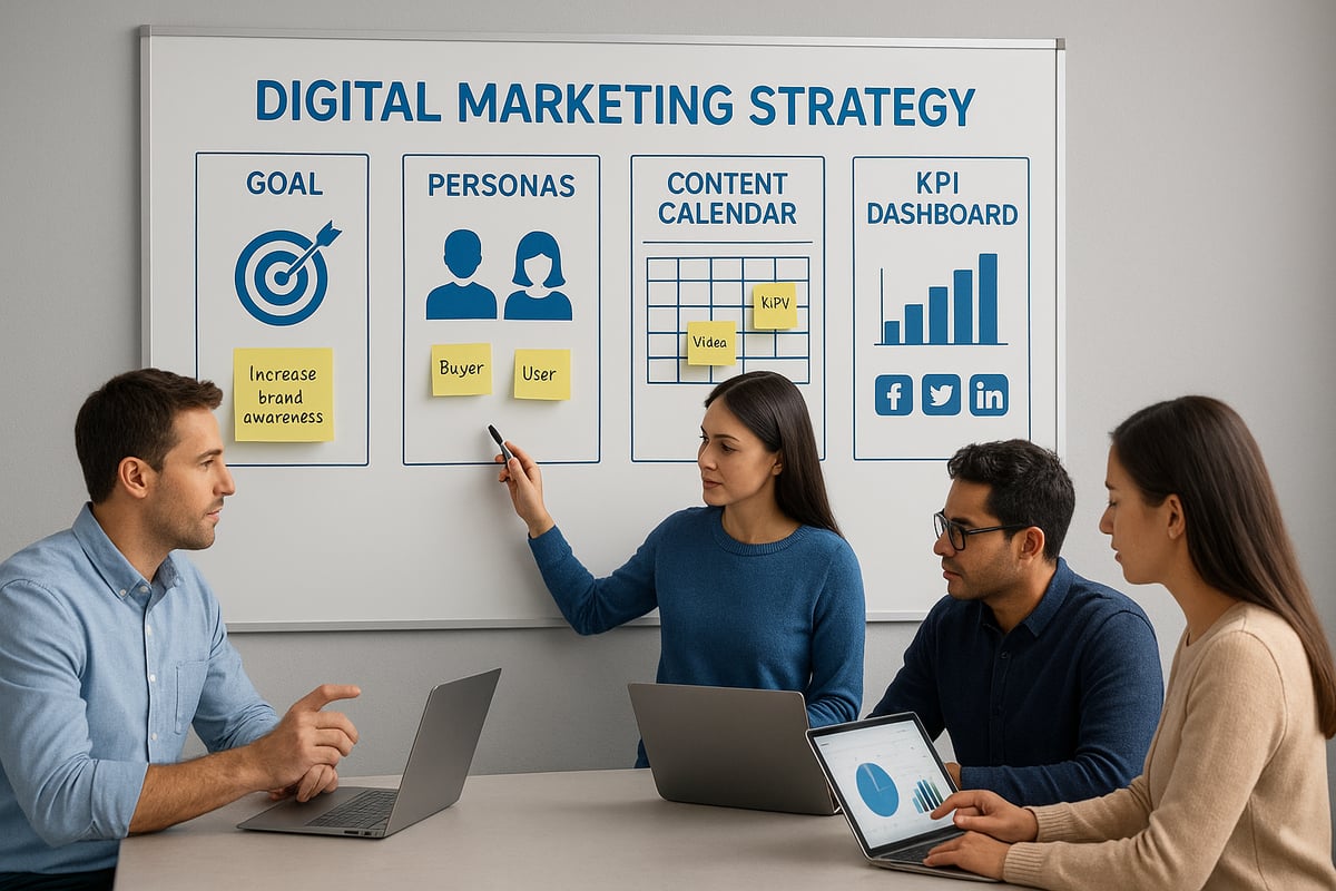 Online Marketing Strategie entwickeln: Schritt-für-Schritt-Anleitung