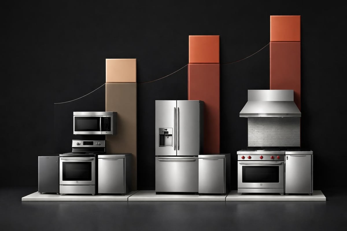 Kitchen appliance budget tiers