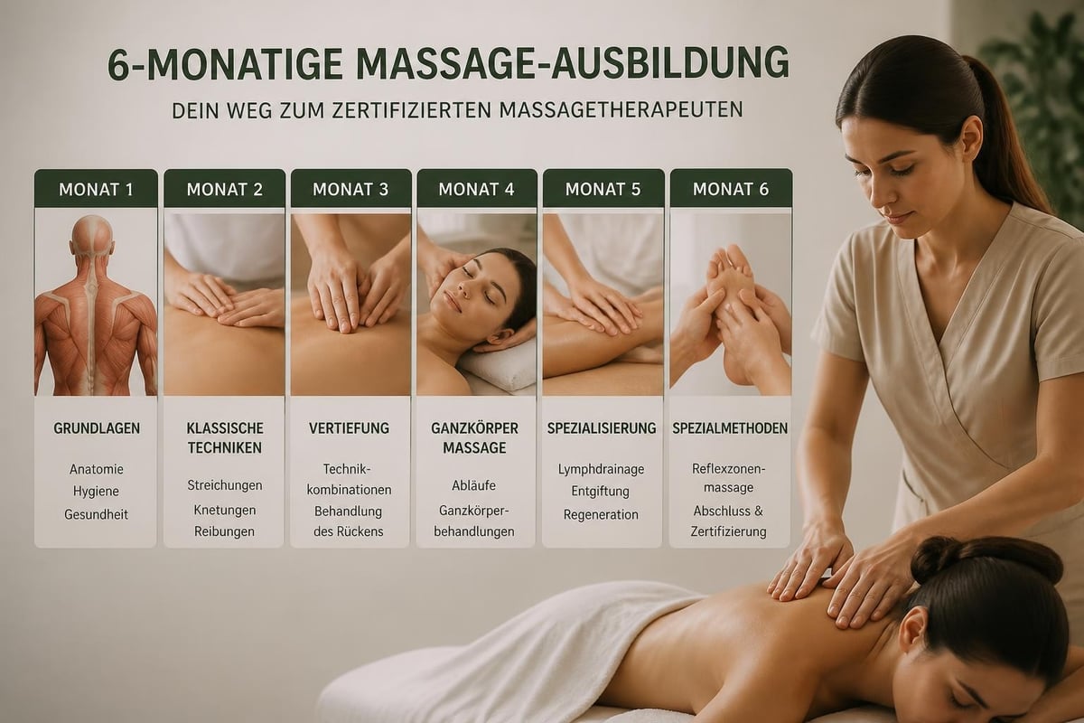 Modularer Aufbau 6-monatiger Massageausbildung