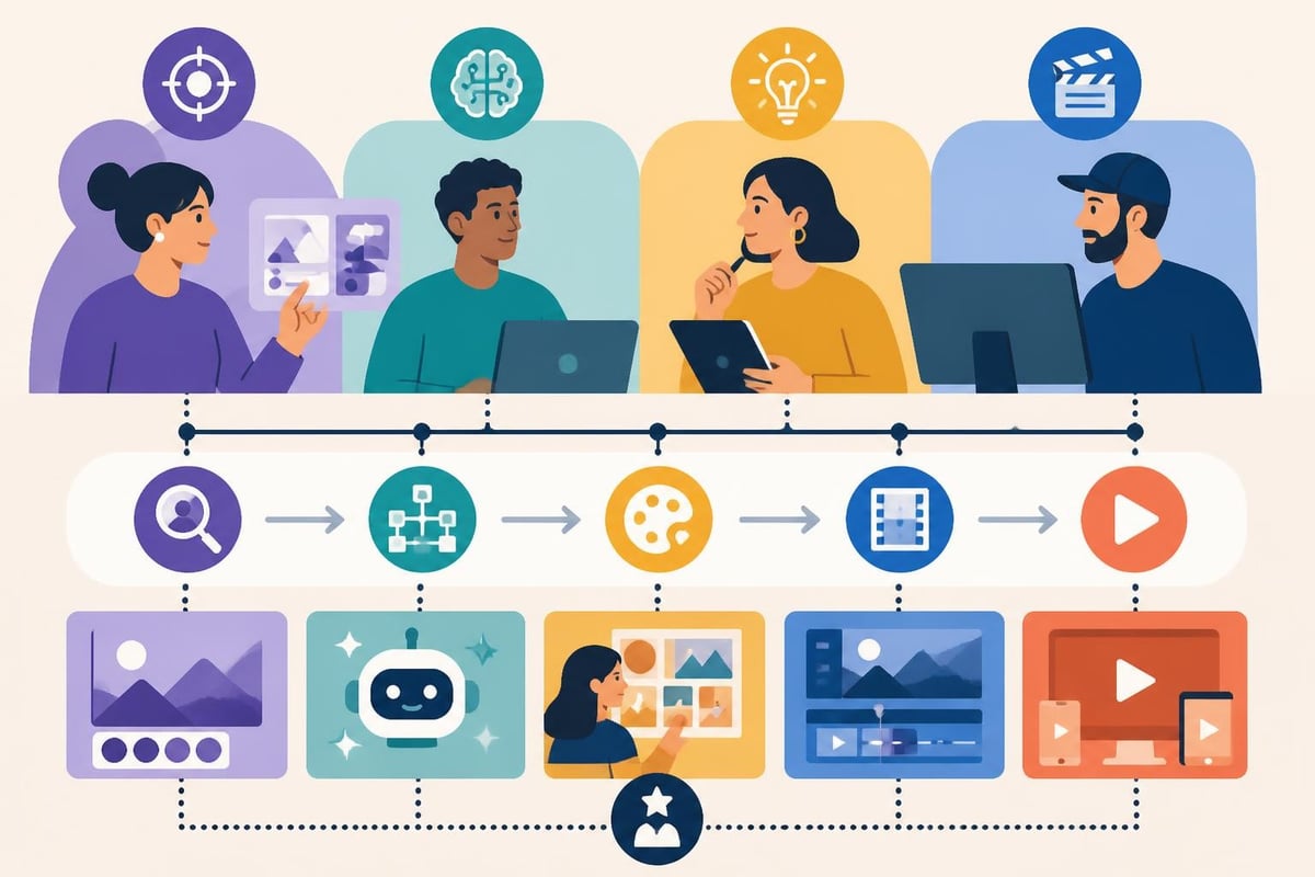 Hybrid editing team structure