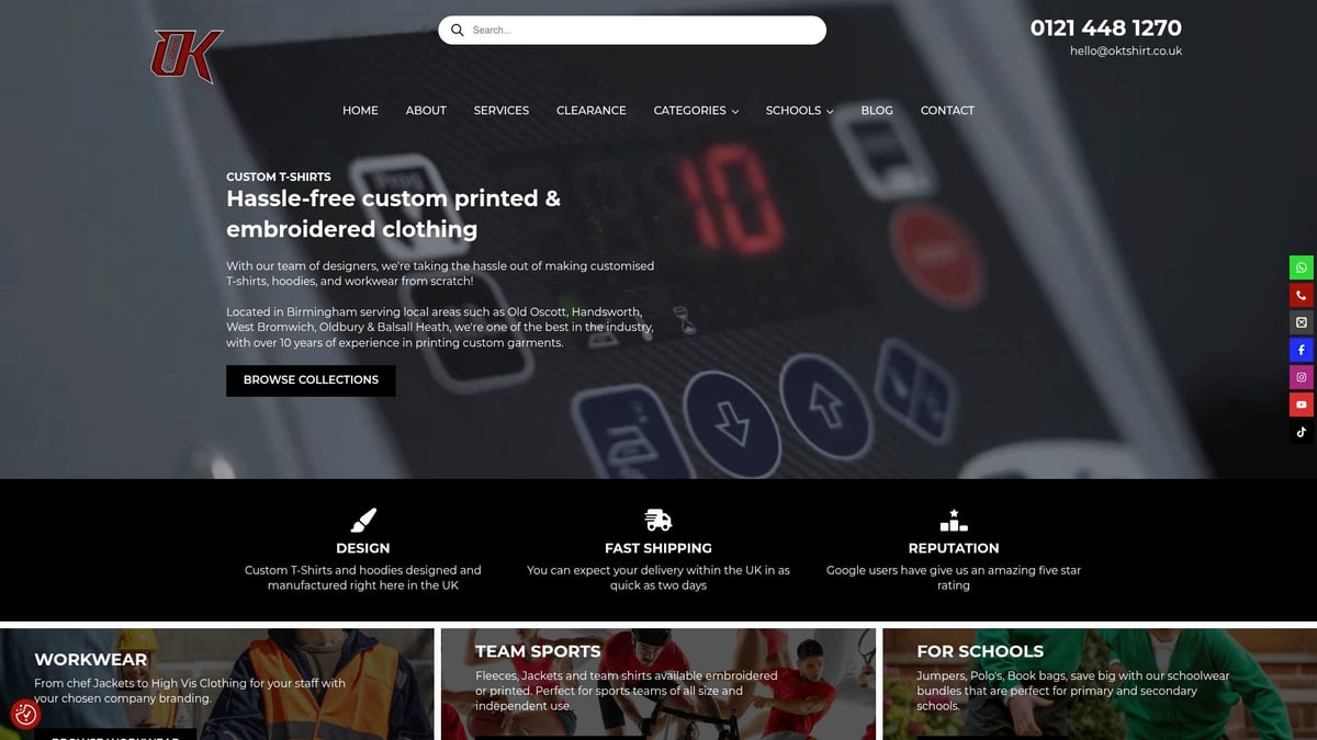 7 Best Custom T Shirt Places Near Me for 2025 - OK T-Shirt Birmingham