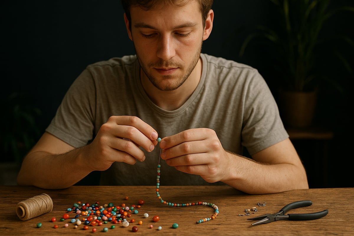 DIY Beaded Necklace Making