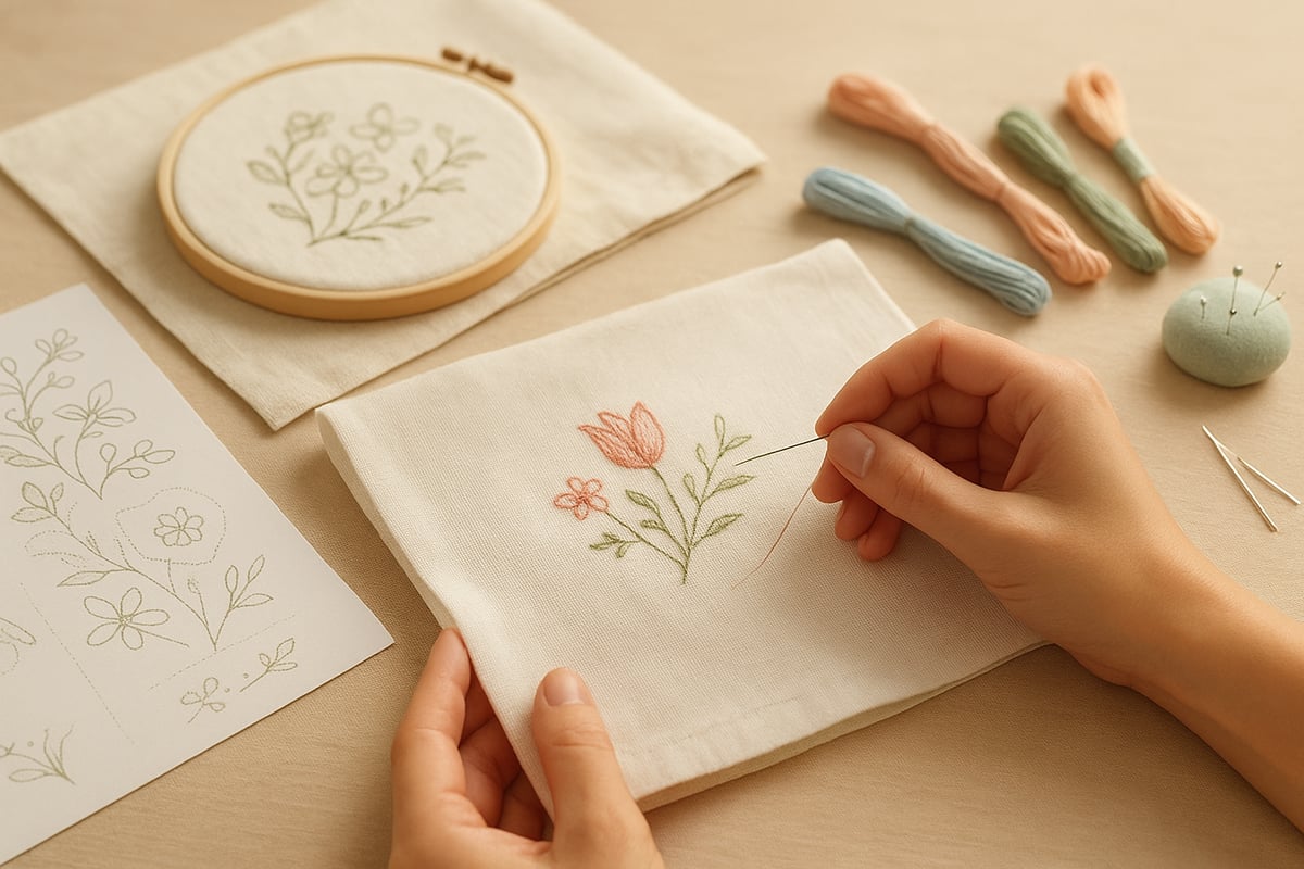 Guía Paso a Paso: Cómo Bordar Servilletas a Mano