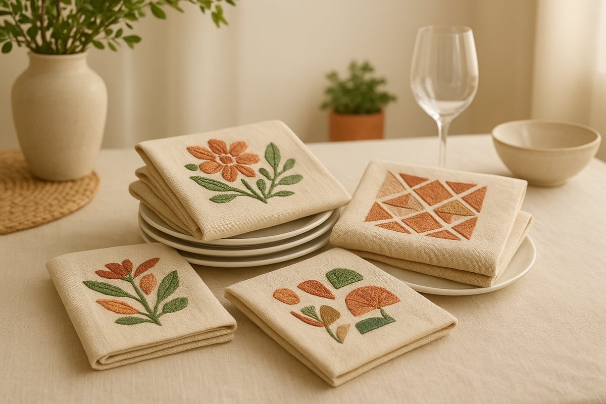 Tendencias y Estilos de Bordado de Servilletas en 2025