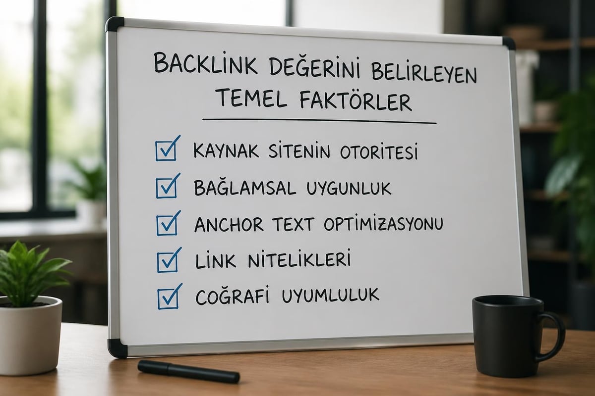Backlink değer faktörleri