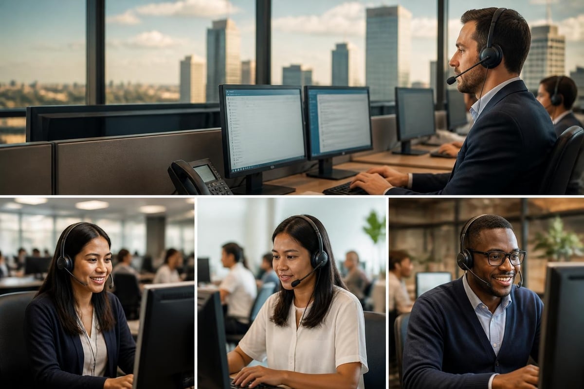 Global call center operations