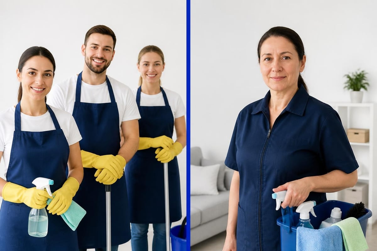 Franchise versus independent cleaning business models