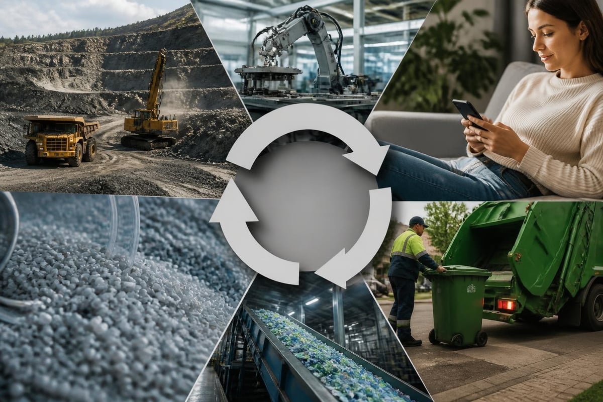 Tires Material: Complete Guide to Modern Tire Composition 4 Tire material lifecycle
