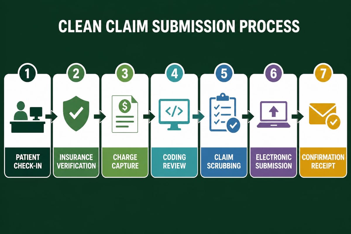 Clean claim submission workflow