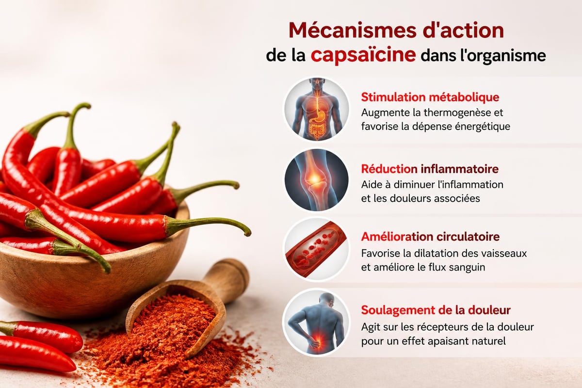 Propriétés thérapeutiques du poivre cayenne