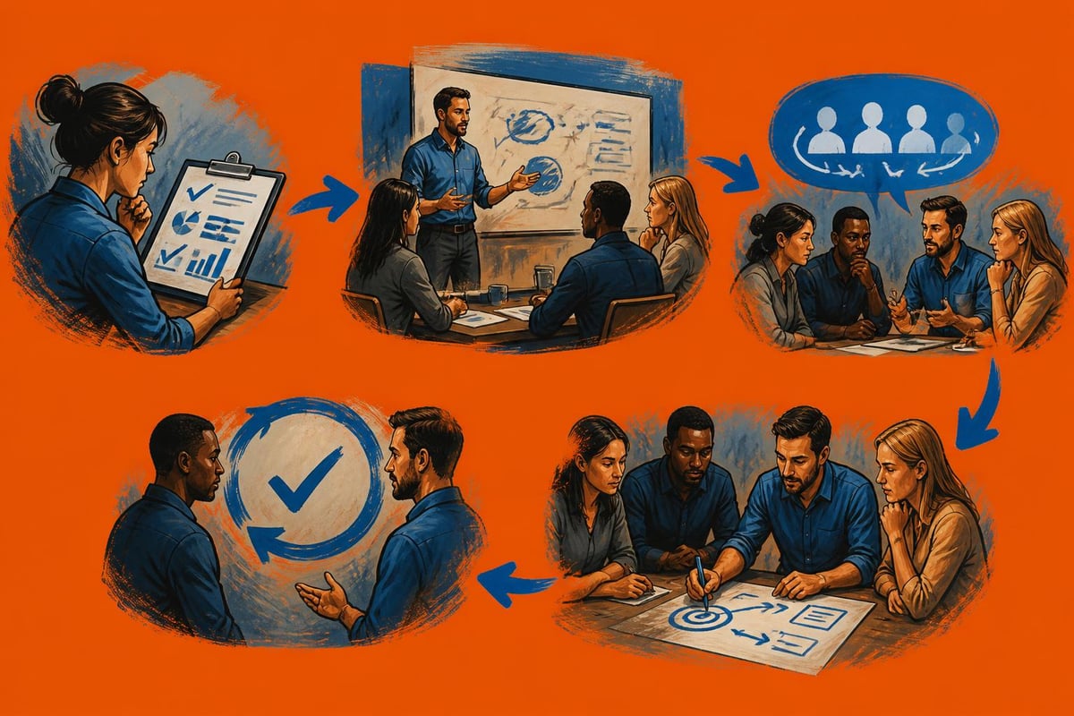 Team coaching session structure