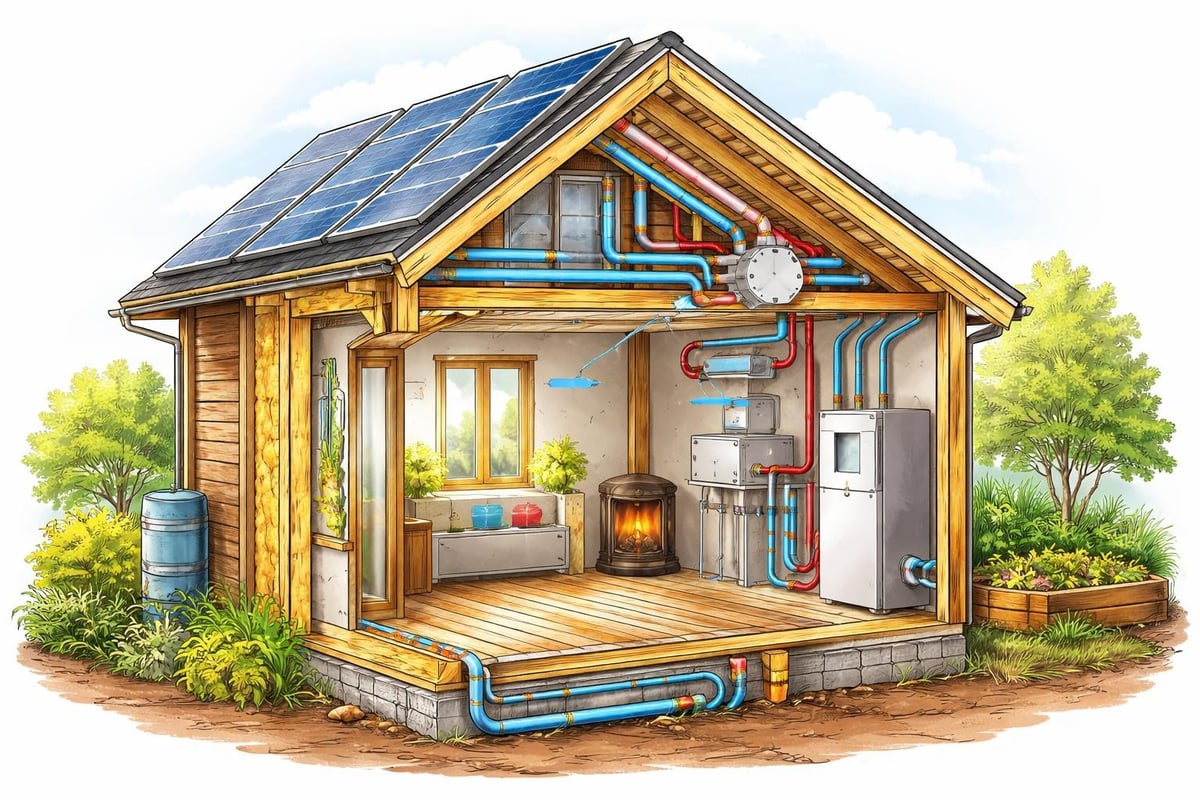 Energy systems in timber frame homes