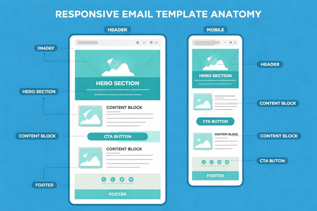 Email design structure