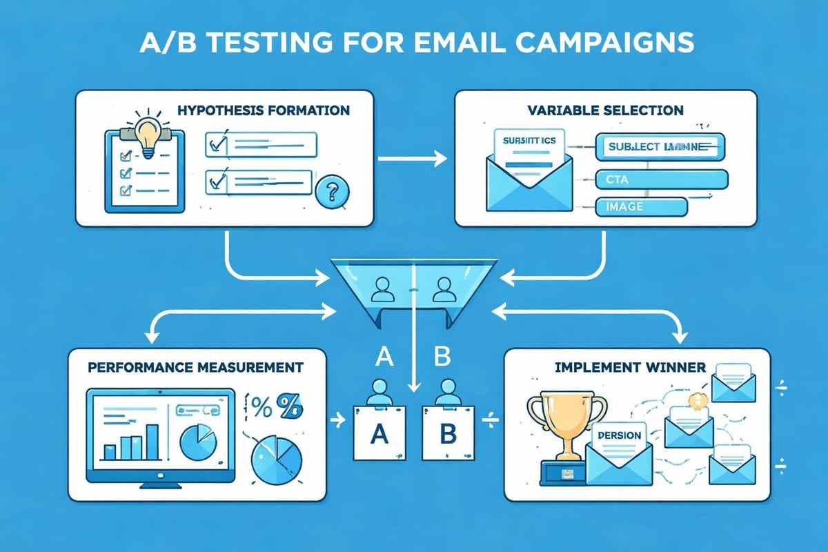 Email testing process