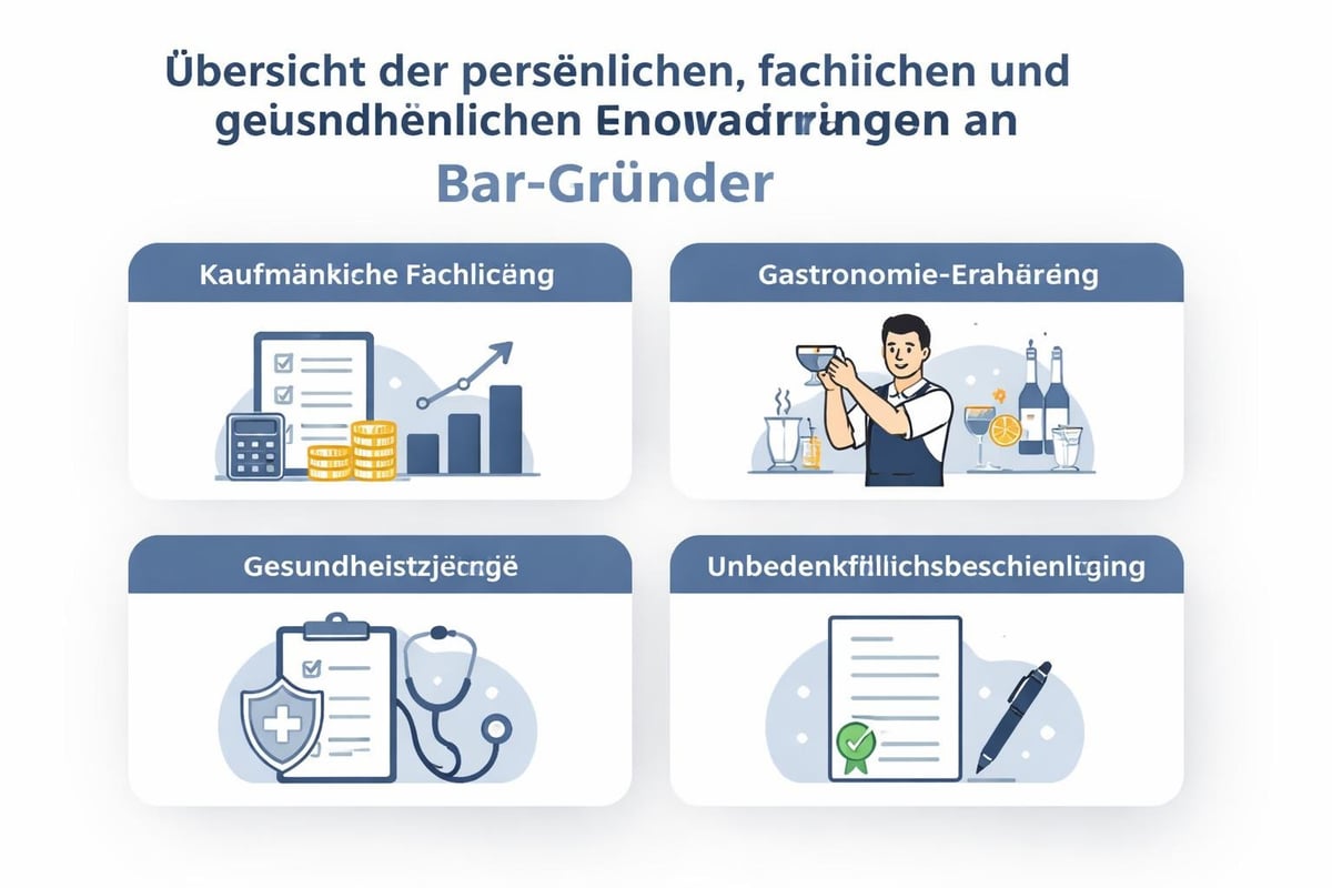 Persönliche Qualifikationen für Bar-Betreiber