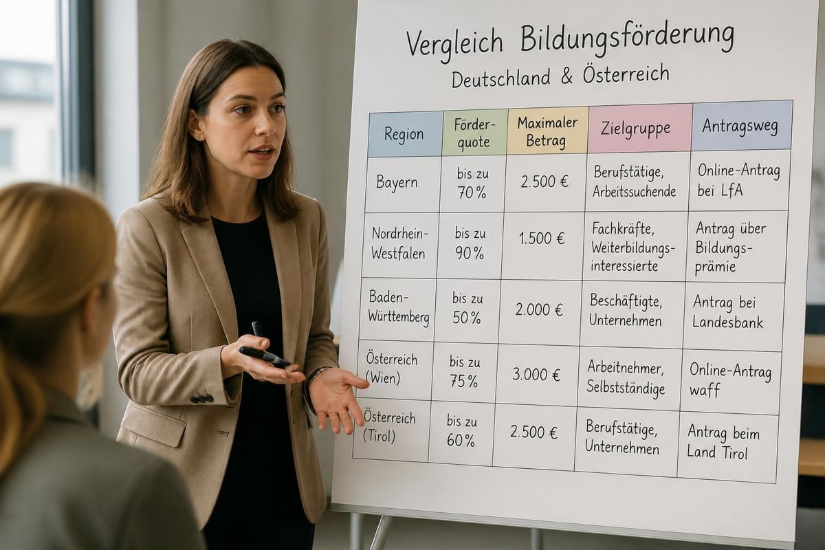 Regional funding comparison