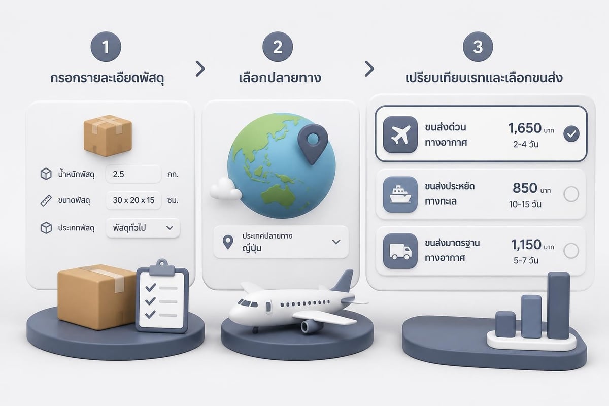 Shipping comparison platform