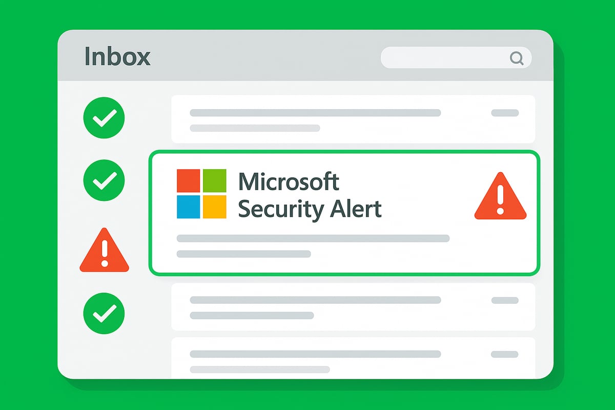 How to Identify Genuine Microsoft Security Alert Emails