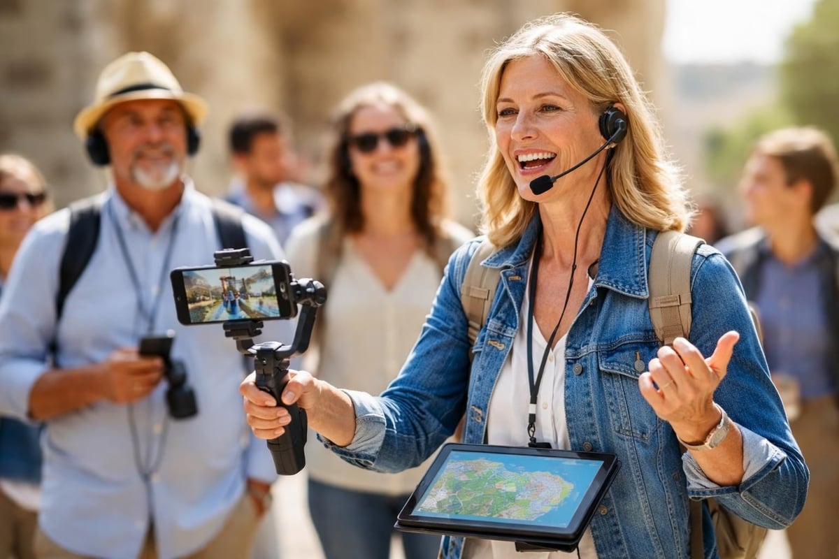 Technology in guided tours