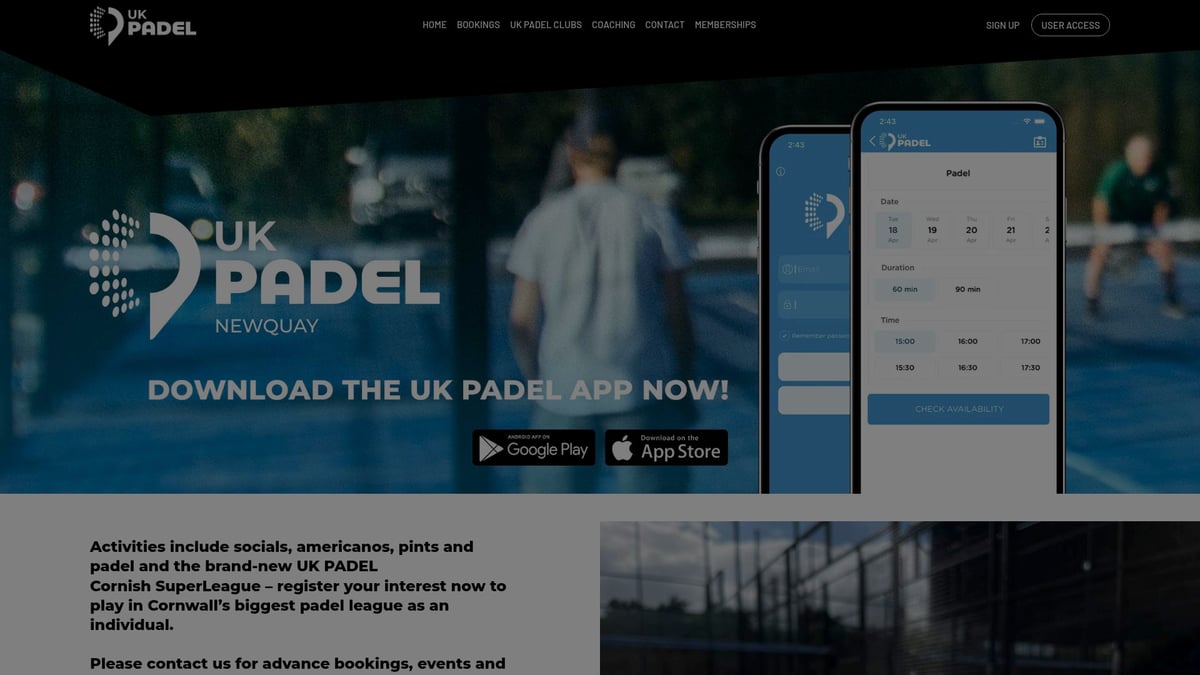7 Best Places To Play Padel UK in 2025 - SeaSpace Newquay – UK Padel