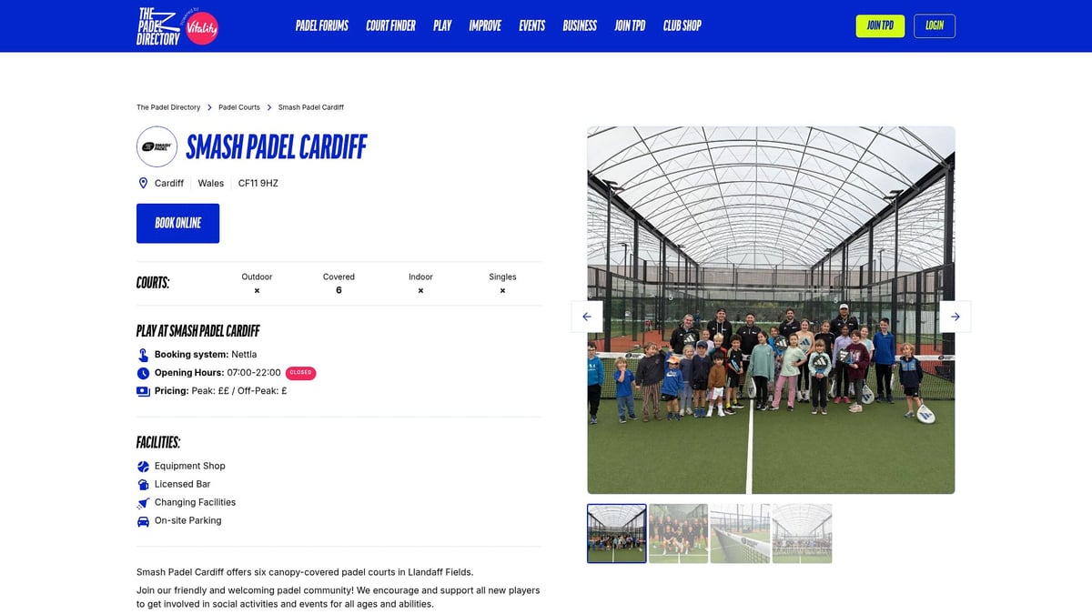 7 Best Places To Play Padel UK in 2025 - Smash Padel Cardiff