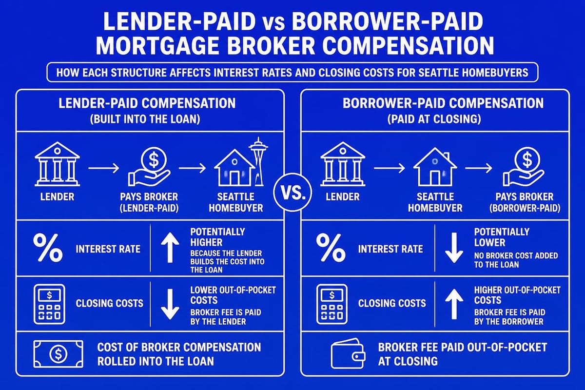 Mortgage broker fee payment structures