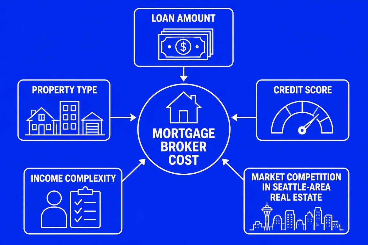 Factors affecting mortgage broker fees