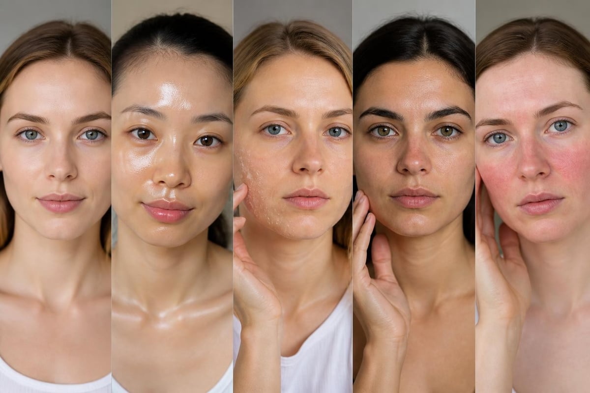 Skin type characteristics